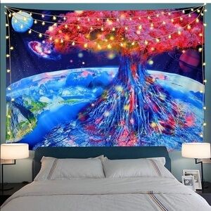 NWT-STUNNING TREE-SPACE TAPESTRY